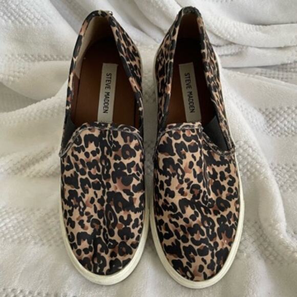 Steve Madden Shoes - Steve Madden Slip On Leopard Sneaker, Size 8M